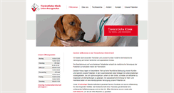 Desktop Screenshot of kleintierklinik-erfurt-ilversgehofen.de